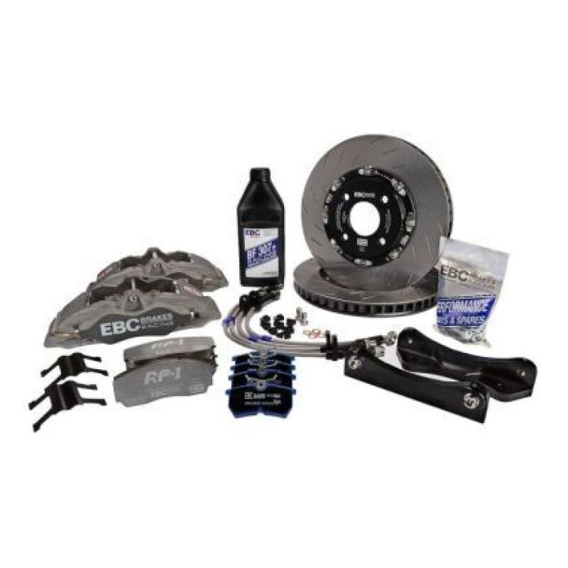 EBC Racing 21-23 Hyundai Kona N 2.0T Anodized Apollo-4 Calipers 355mm Rotors Front Big Brake Kit