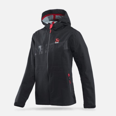 Akrapovic Womens Corpo Rain Jacket Black - XL