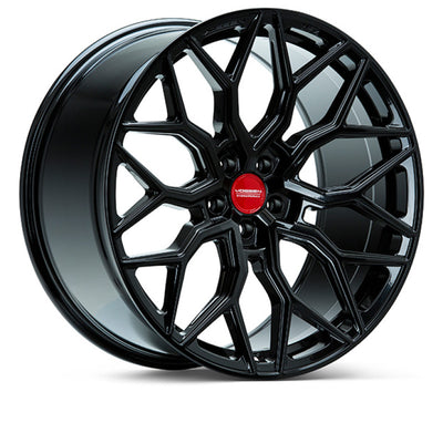 Vossen HF-2 22x10.5 / 5x112 / ET8 / Super Deep / 66.5 - Gloss Black Wheel