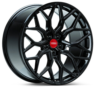 Vossen HF-2 22x10.5 / 5x112 / ET8 / Super Deep / 66.5 - Gloss Black Wheel