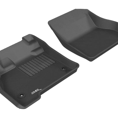 3D MAXpider 2011-2012 Nissan Leaf Kagu 1st Row Floormat - Black