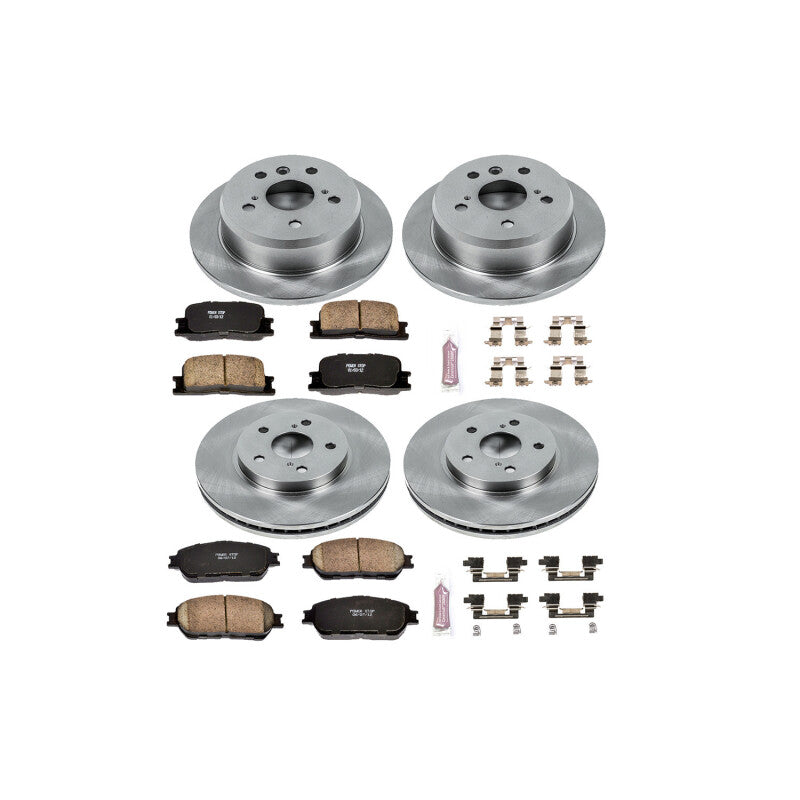 Power Stop 05-06 Toyota Camry Front and Rear Autospecialty Brake Kit