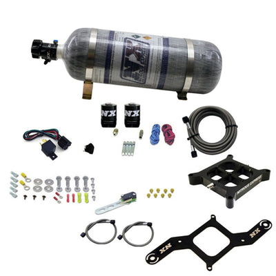 Nitrous Express 4500 Covert Crossbar Plate System Pro Power 100-500HP (12lb Bottle)