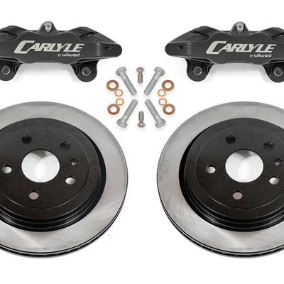 BMR 14-19 Chevrolet Corvette C7 Brake Kit For 15in Conversion Solid Rotors Black Calipers