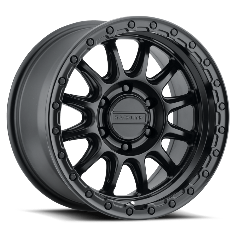 Raceline 960B Alpha 17x8.5in / 5X150 BP / 35mm Offset / 110.5mm Bore - Satin Black