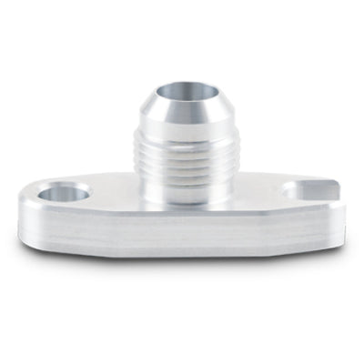 Vibrant 2.00in Bolt Hole -10AN Male Flare Aluminum Oil Drain Flange w/Crowfoot