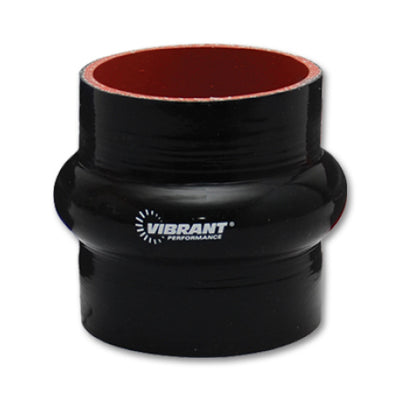 Vibrant Silicone  Hump Hose Coupler 2.375in ID x 3.00in Long - Black