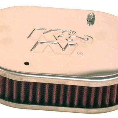 K&N Bolt-On Oval Unit 2in Flg 2in H