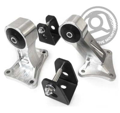 Innovative 00-09 Honda S2000 F-Series Silver Aluminum Mounts 75A Bushings (No Trans Mount)