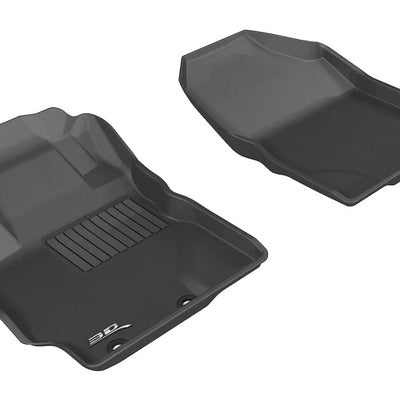 3D MAXpider 2012-2018 Toyota/Scion Yaris/XD Kagu 1st Row Floormat - Black