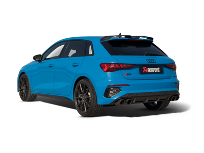 Akrapovic 2021+ Audi S3 Sportback (8Y) Evolution Line Cat Back (Titanium) w/Carbon Tips