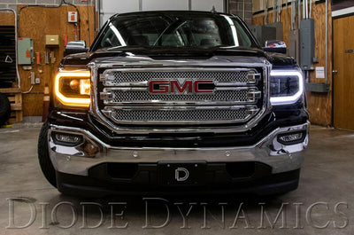 Diode Dynamics GMC Sierra LED Halos Switchback 16-18 Sierra 1500
