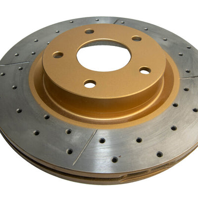 DBA 03-05 350Z / 03-04 G35 / 03-05 G35X Front Drilled & Slotted Street Series Rotor