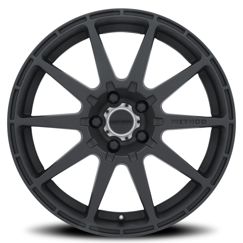Method MR501 RALLY 17x8 +42mm Offset 5x100 67.1mm CB Matte Black Wheel