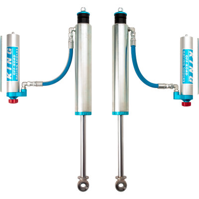 King Shocks 89-97 Toyota Land Cruiser 80 Rear 2.5 Dia Remote Res Shock 3-5in Lift w/Adjuster (Pair)