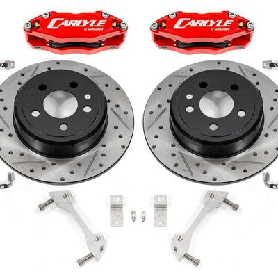 BMR 08-23 Dodge Challenger Brake Kit For 15in Conversion Red Calipers Non-Demon/Redeye