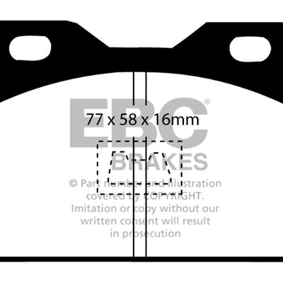 EBC S2 Brake Pad and Rotor Kit