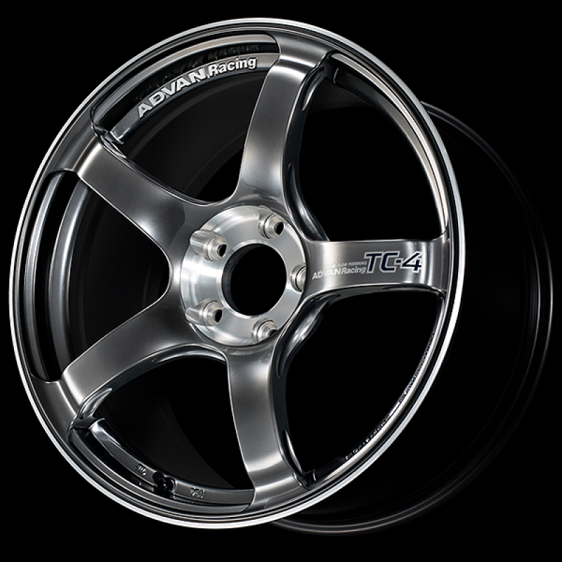 Advan TC-4 SE 15x8.0 / +35 Offset / 4x100 / 63mm Bore / Racing Hyper Black and Diamond Cut
