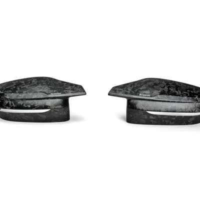 Akrapovic BMW M2 Coupe (G87) Chopped Carbon Fiber Mirror Cap Set - Matte