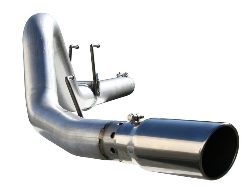 aFe MACHForce XP Exhaust 5in DPF-Stainless, GM Diesel Trucks 07.5-10 V8-6.6L 9(td) LMM