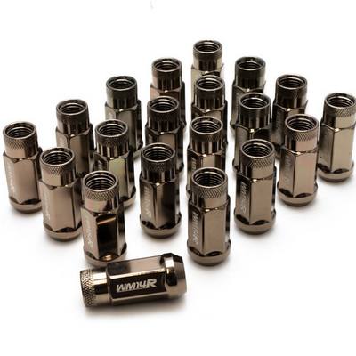 Wheel Mate WM14R 14x1.50 Lug Nuts Titanium Chrome 20 PCS