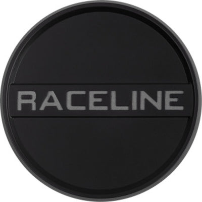 Raceline Center Cap - 4X137/156 - Satin Black w/Decal Pack