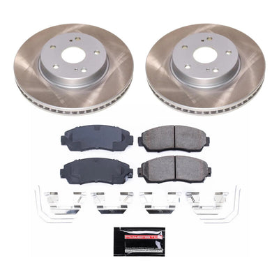 Power Stop 16-19 Subaru Legacy Front Semi-Coated Rotor Kit