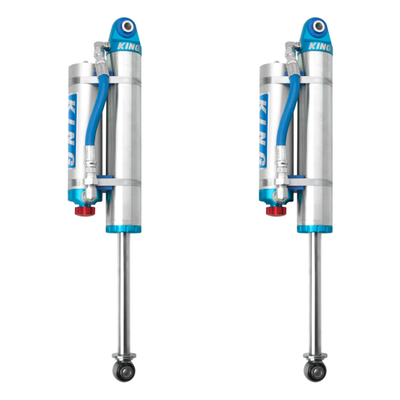 King Shocks 07-18 Chevrolet Silverado 1500 Rear 2.5 Dia Piggy Hose Res Shock w/Adjuster (Pair)
