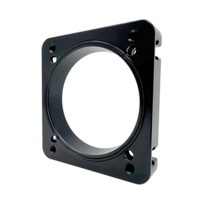 Torque Solution 06-21 Subaru STI EJ Big Bore Manifold Big Bore 76mm Throttle Body Adapter - Black