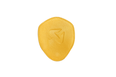 Akrapovic Leather Headphones Case - Yellow