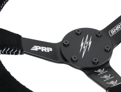 PRP Comp-R Leather Steering Wheel - Black