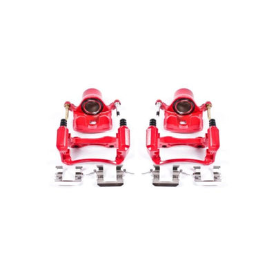 Power Stop 00-01 Infiniti I30 Front Red Calipers w/Brackets - Pair