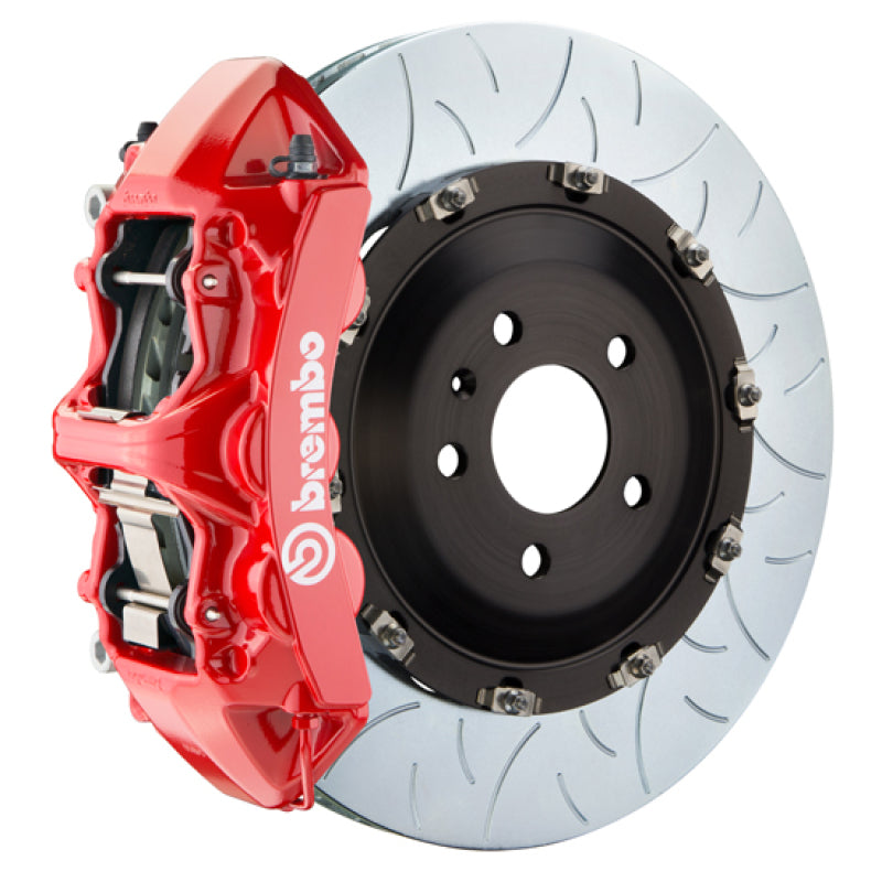 Brembo 25+ BMW X3 30/BMW X3 M50 xDrive Fr GT BBK 6 Pist Cast 405x34 2pc Rotor Slotted Type3- Red
