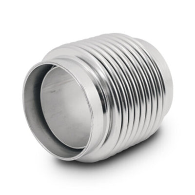 Vibrant 2.25in ID x 3.00in Long 321SS Electro Polished Motorsport Bellows w/Neck & Liner