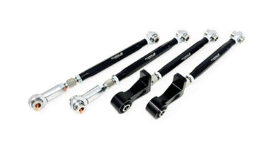 Torque Solution 04-07 Subaru Impreza WRX STI Rear Lateral Link Camber / Toe Arms - Black (Set of 4)