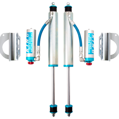 King Shocks 89-97 Toyota Land Cruiser 80 Front 2.5 Dia Remote Res Shock for 3-5in Lift w/Adj (Pair)