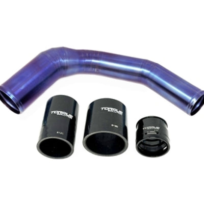 Torque Solution 2022+ Subaru WRX Titanium Top Mount Charge Pipe Kit (Burnt Purple/Blue)