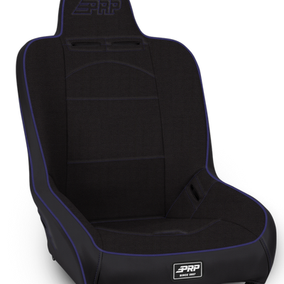 PRP Premier High Back Suspension Seat- Black/Purple Tweed
