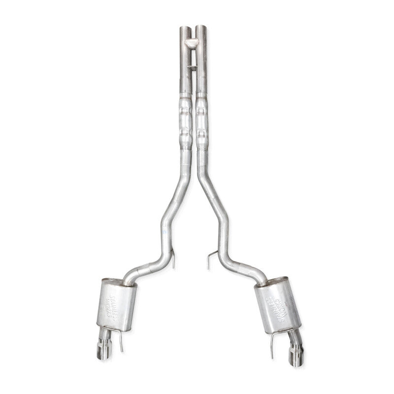 Stainless Works 2024 Mustang GT Catback Dual Tips Legend Sound H-Pipe Performance Connect Exhaust