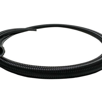 Fuelab Black Nylon Stainless Steel Braided PTFE Hose - 6AN - 10ft