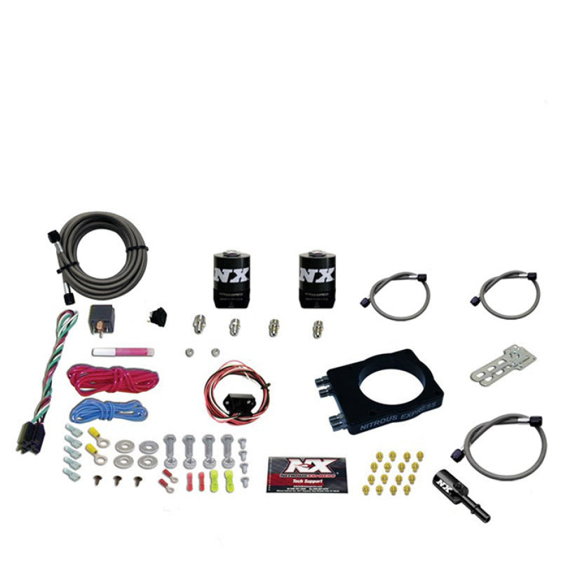 Nitrous Express 90mm Hemi Plate System (50-400hp) w/5lb Bottle