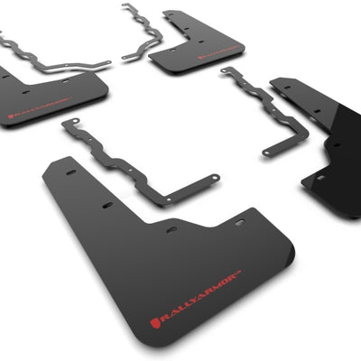 Rally Armor 20-25 Ford Puma ST Black Mud Flap w/Red Logo