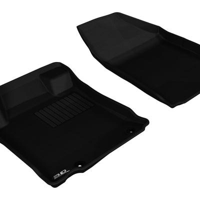 3D MAXpider 2013-2013 Nissan Altima Sedan Kagu 1st Row Floormat - Black