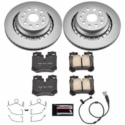 Power Stop 07-09 Lexus LS460 Rear Z17 Evolution Geomet Coated Brake Kit