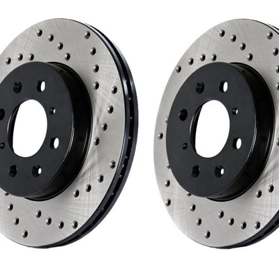 Centric 08-09 Lexus IS-F Drilled Rear Rotor