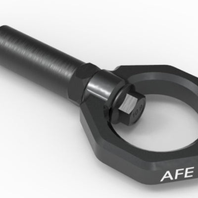 aFe Control Front Tow Hook Gray 20-21 Toyota GR Supra (A90)