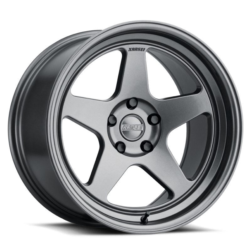 Kansei K12GM KNP 15x7in / 4x114.3 BP / 25mm Offset / 73.1mm Bore - Gloss Gunmetal