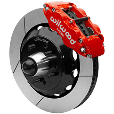 Wilwood 88-98 GMC Truck C1500/C2500 Narrow Superlight 6R Front Truck Kit 14.00in - Red