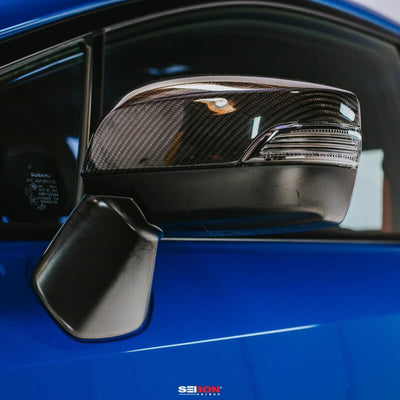 Seibon 15-20 Subaru WRX / STI Carbon Fiber Mirror Caps