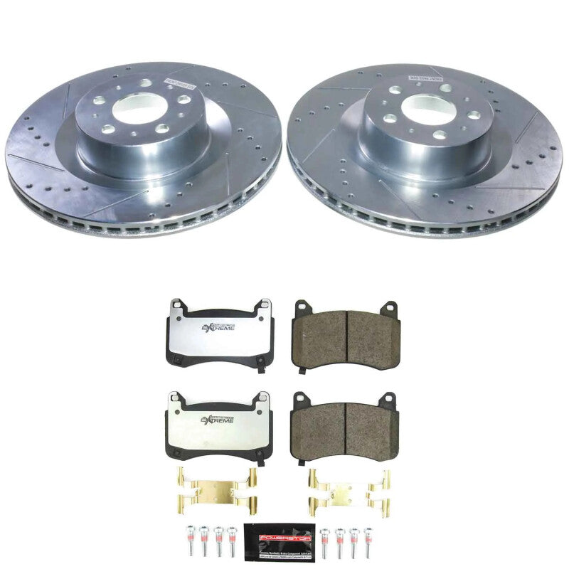 Power Stop 20-24 Tesla Y Front Z26 Street Brake Kit